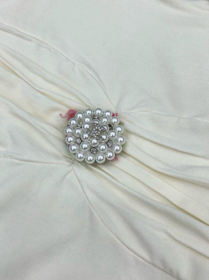 Pearl decoration versatile base shirt