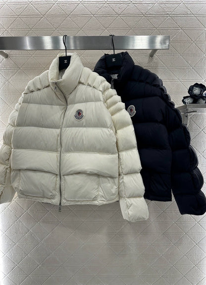 Standing collar down jacket