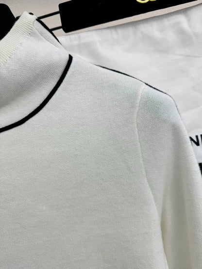 High necked woolen sweater