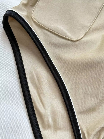 25 Rhinestone Logo Swimsuit