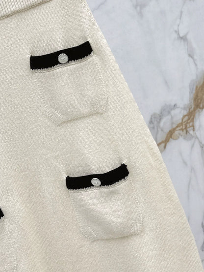 25fw Pocket Decorative Half Skirt