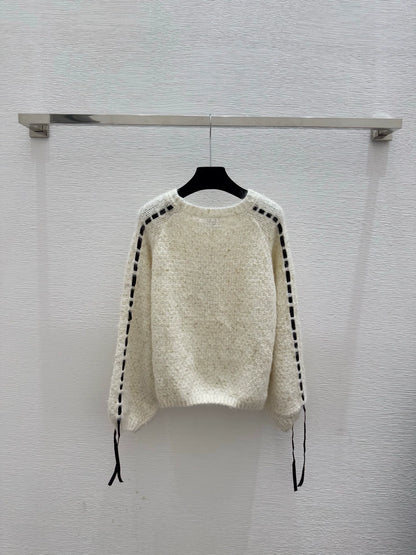 Hollow knit sweater