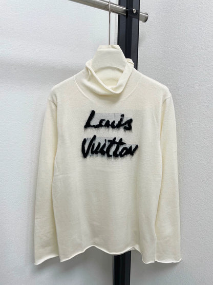 25fw Half high neck knitted sweater