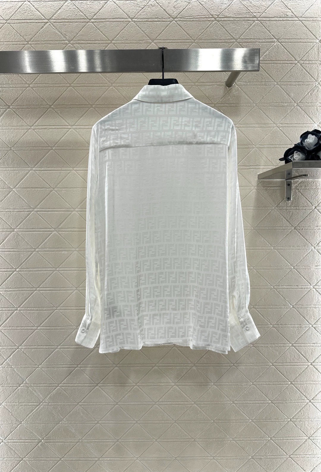 25fw Jacquard shirt half skirt set