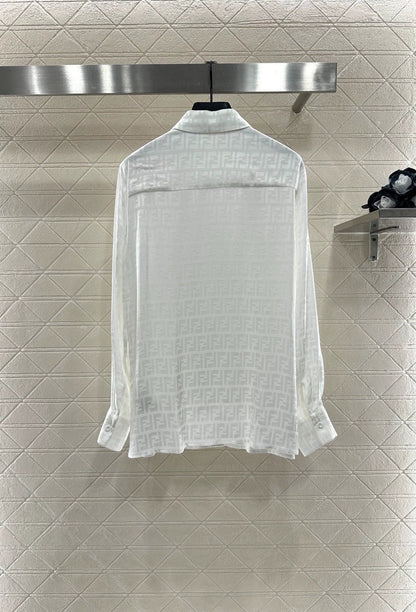 25fw Jacquard shirt half skirt set