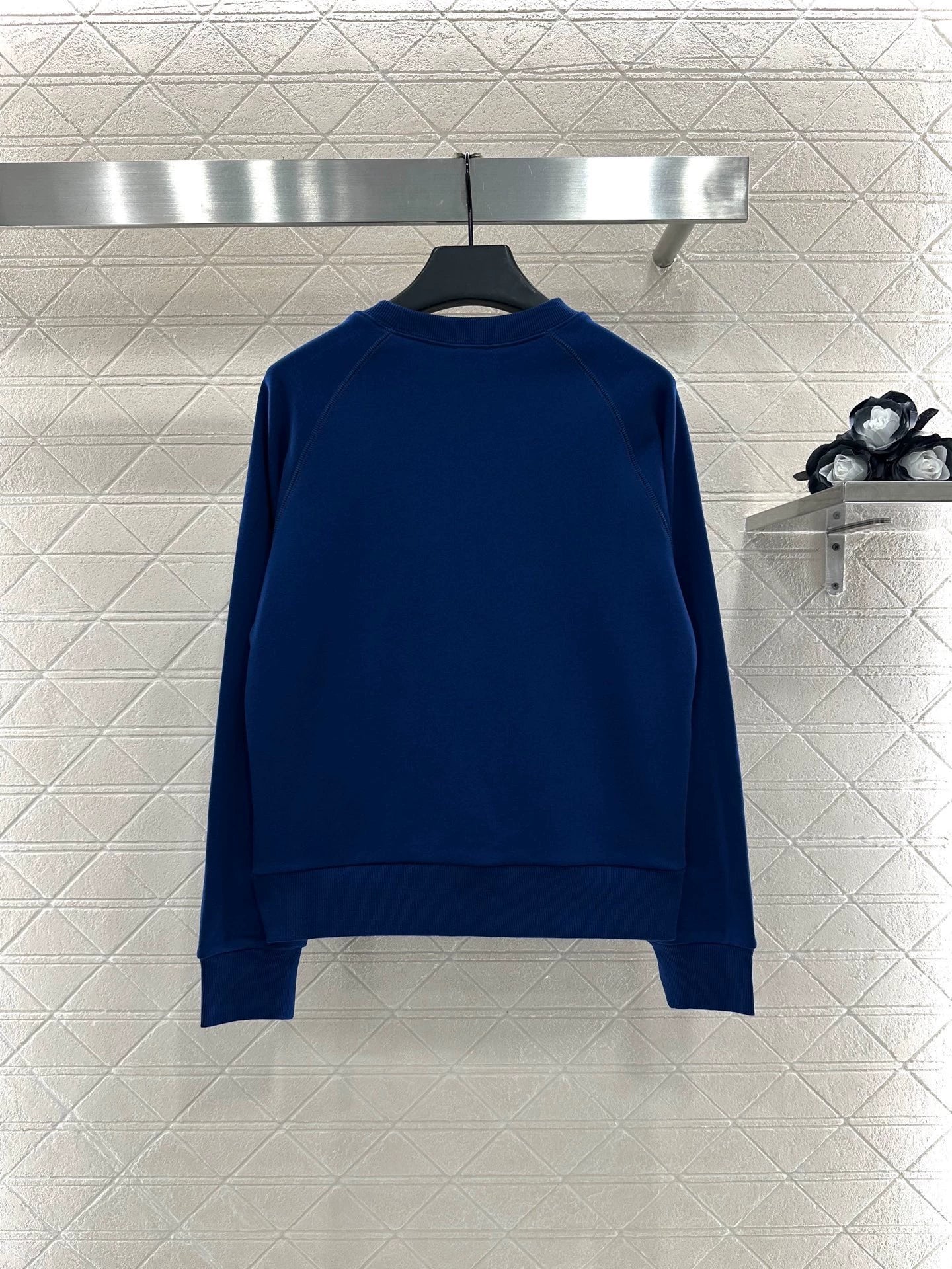 25fw Printed round neck hoodie