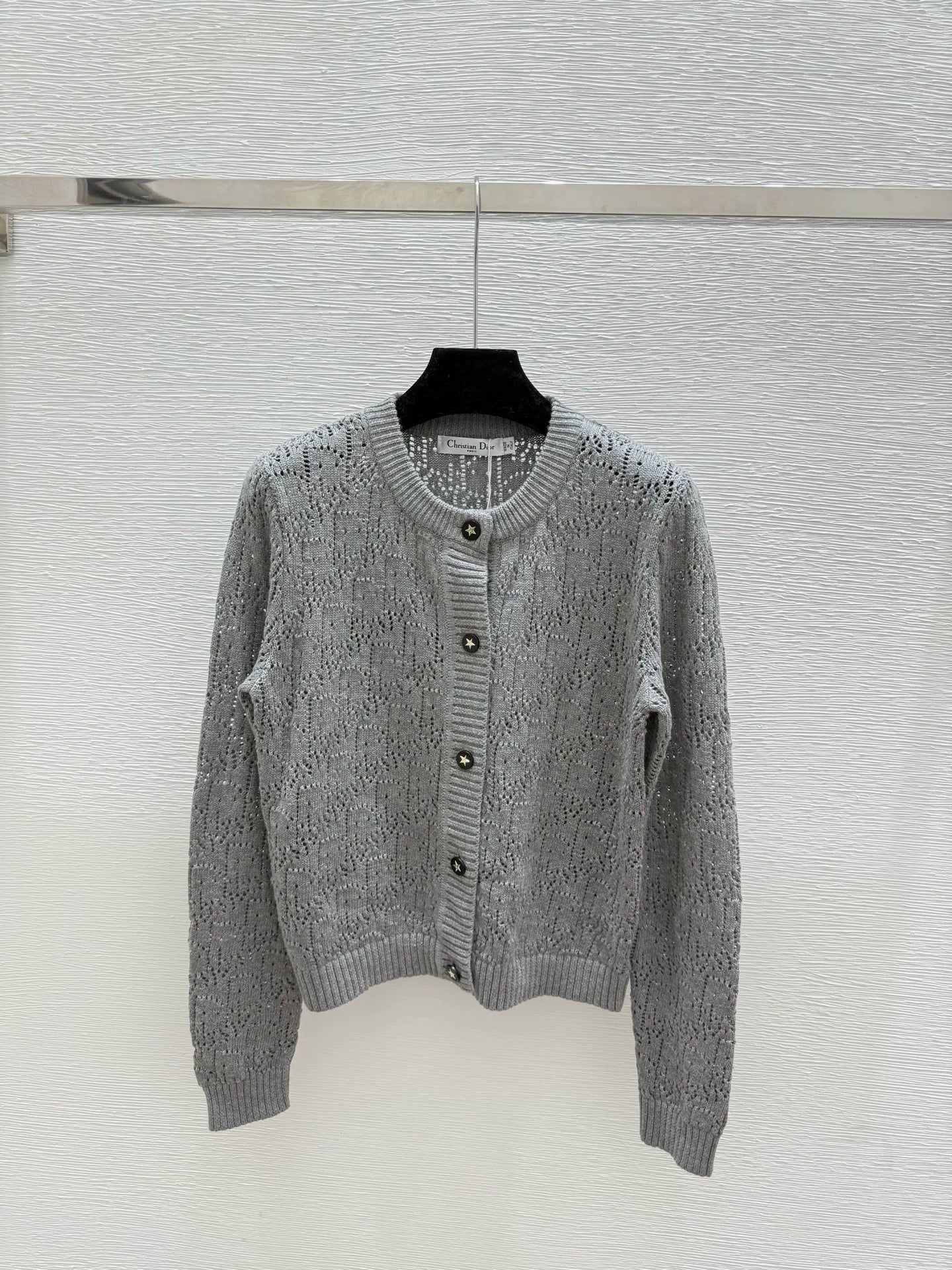25fw Hollow knit cardigan