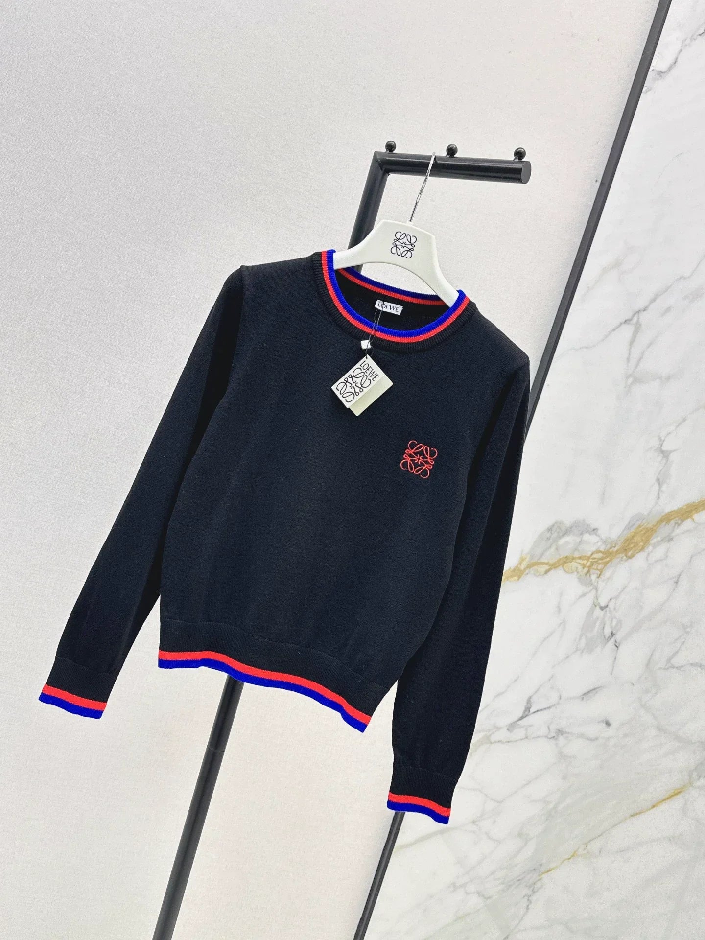 25fw Embroidered Knitted Sweater