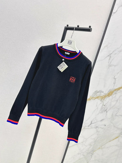 25fw Embroidered Knitted Sweater