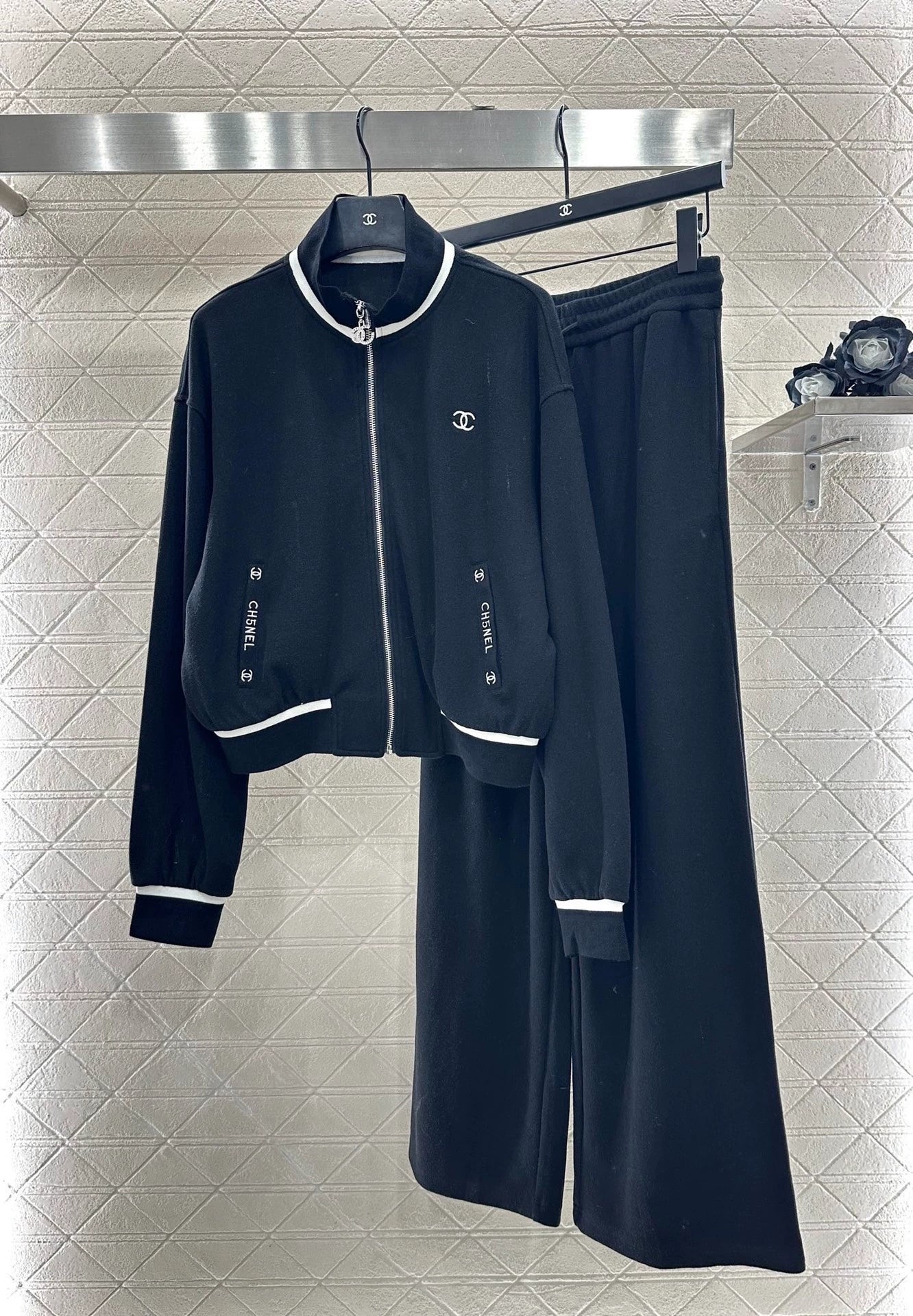 Casual jacket, jacket, pants set