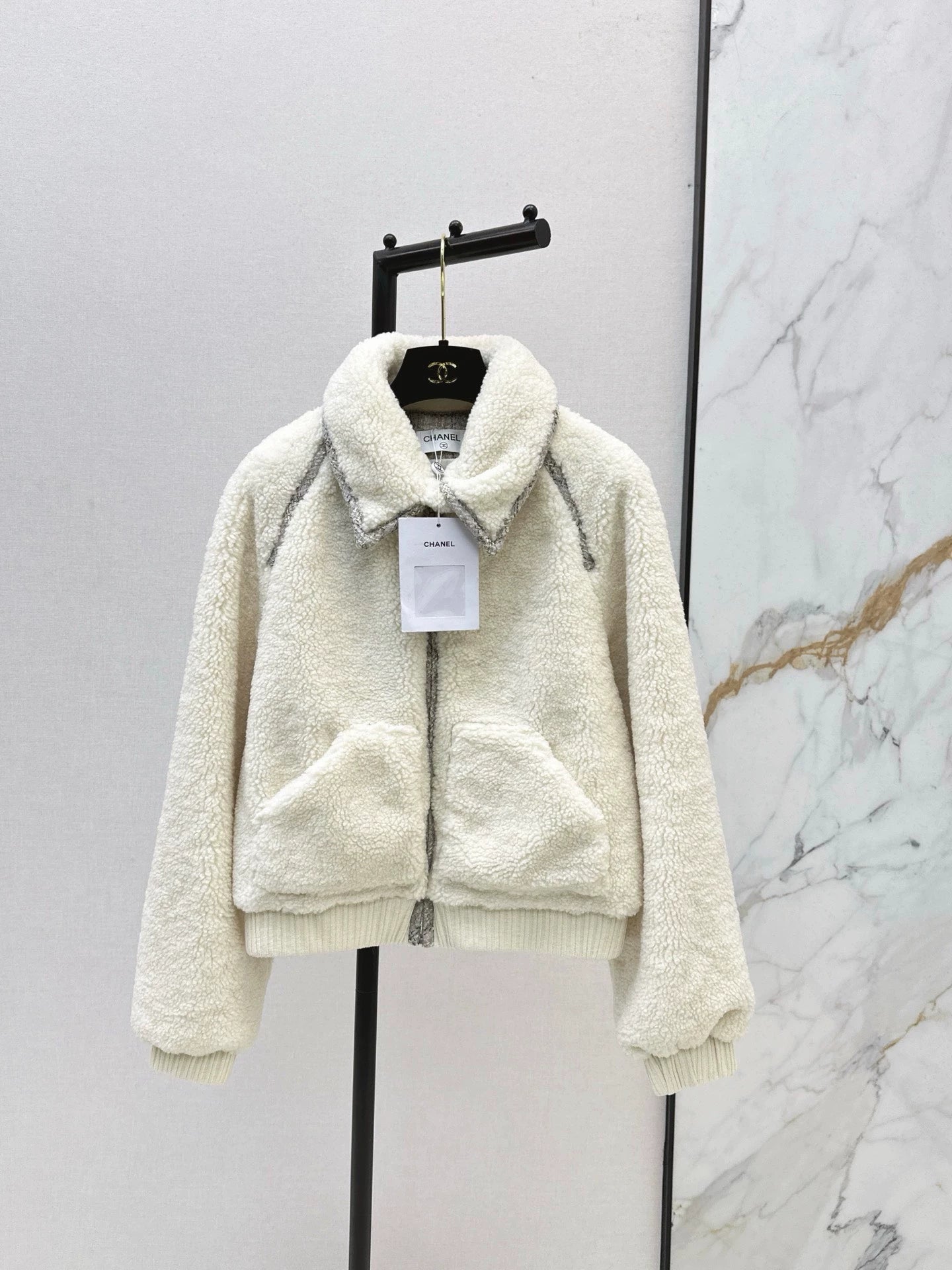 Particle velvet jacket jacket