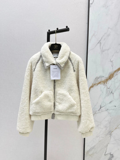 Particle velvet jacket jacket