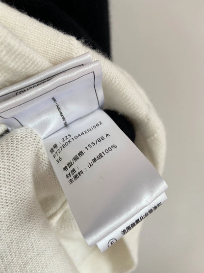 25fw Lion head buckle spliced knitted sweater（Medieval Series）