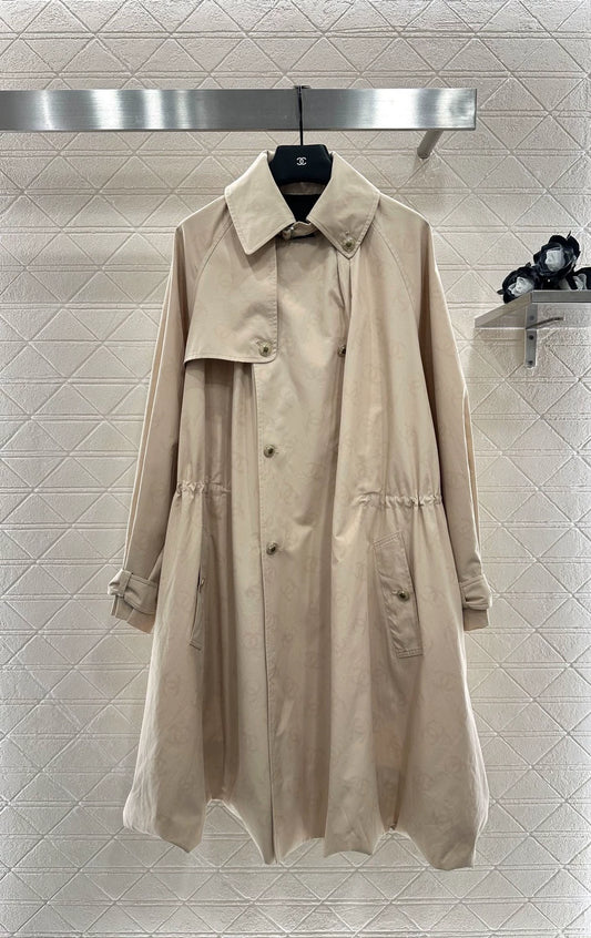 25fw Long trench coat