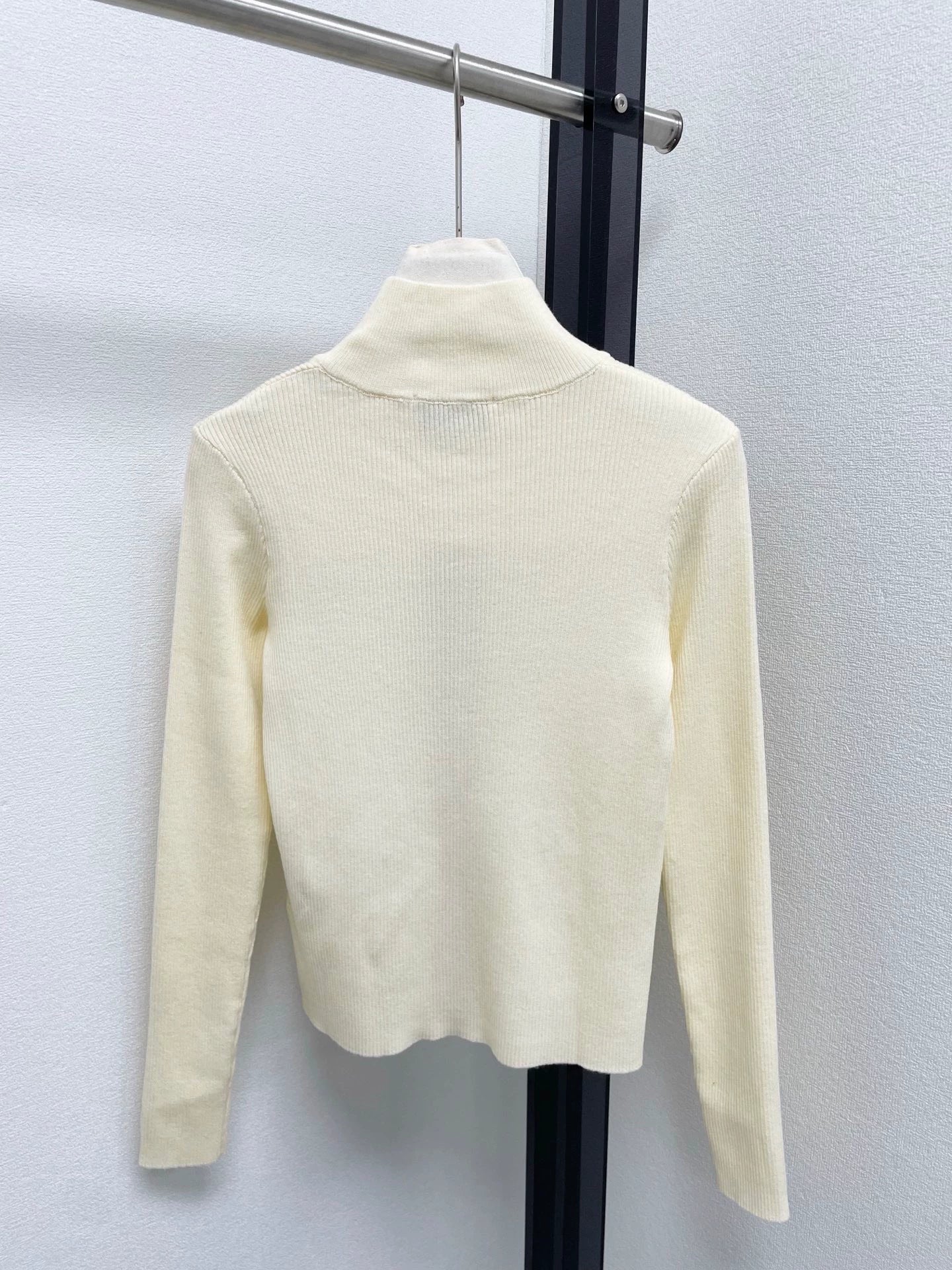 25fw Stand up collar cardigan