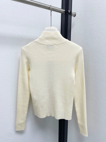 25fw Stand up collar cardigan