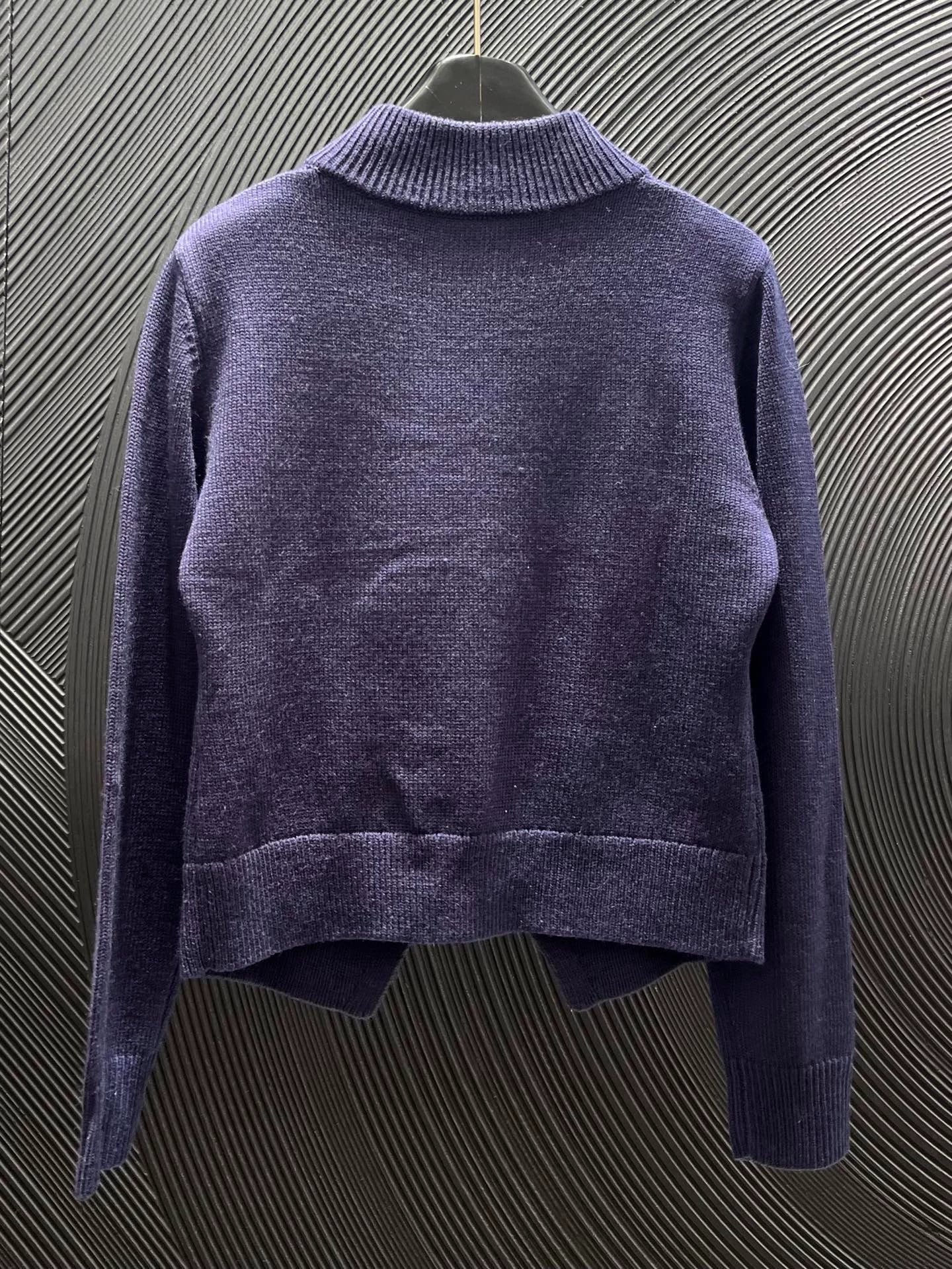 25fw Bow tie stand up collar sweater（Medieval Series）