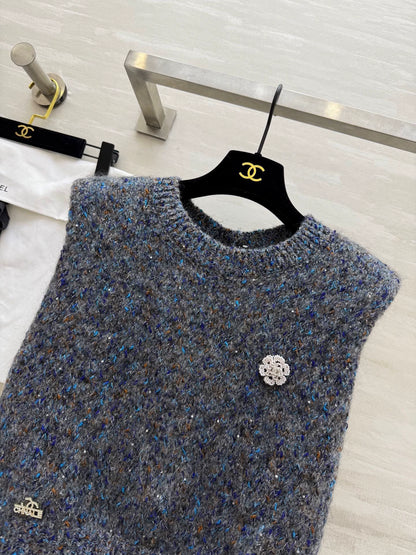 25fw Colorful reversible vest