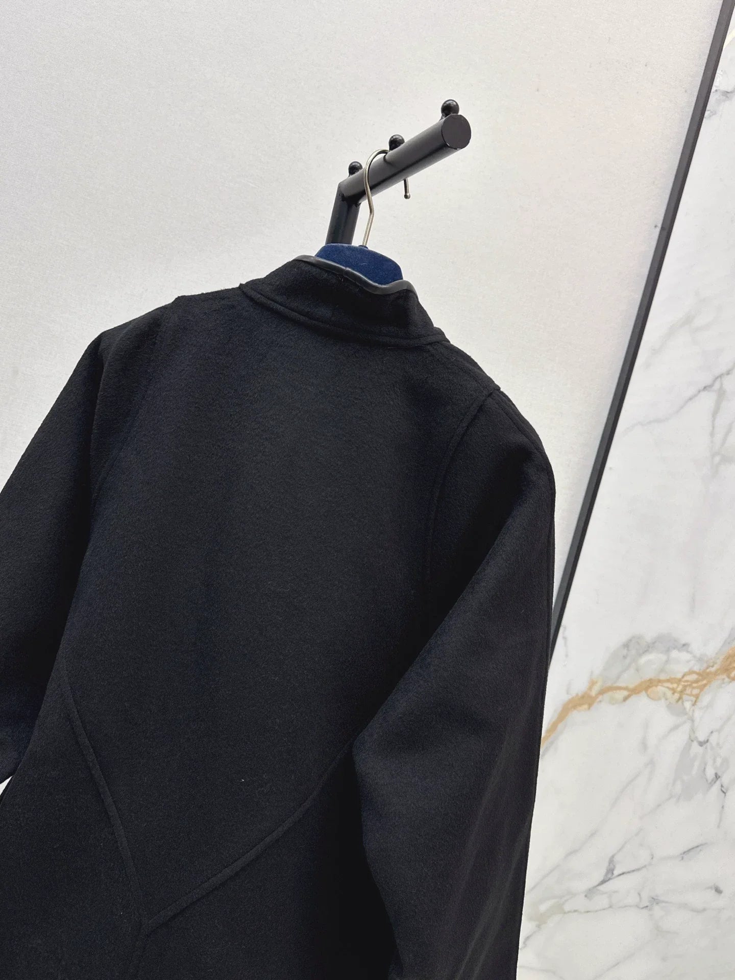 25fw Old flower double-sided short cape coat