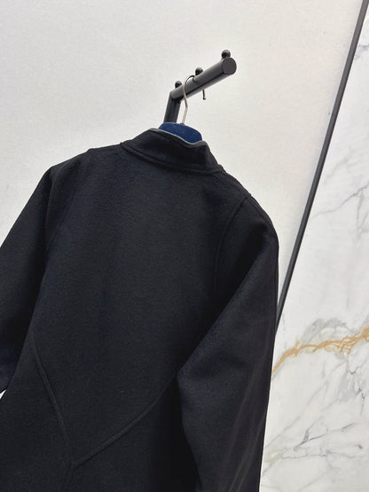 25fw Old flower double-sided short cape coat