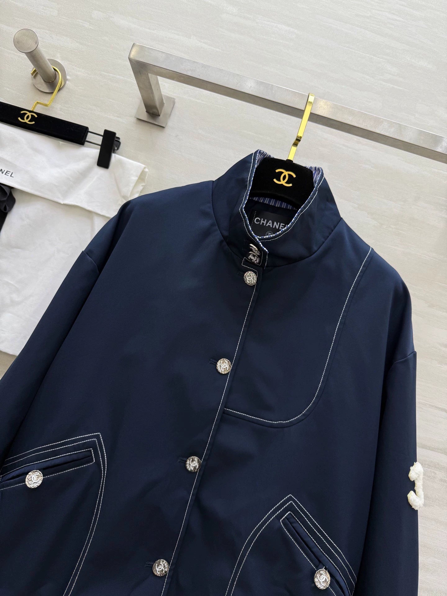 Deep blue workwear jacket