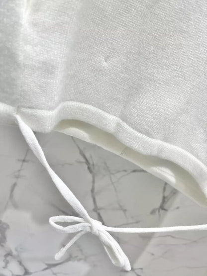 25fw One shoulder knitted long sleeved top