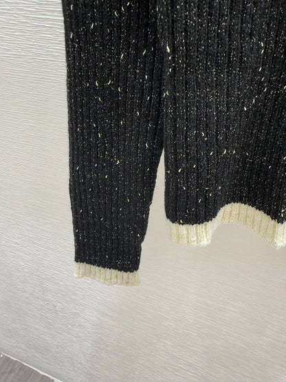 25fw Knitted long-sleeved sweater
