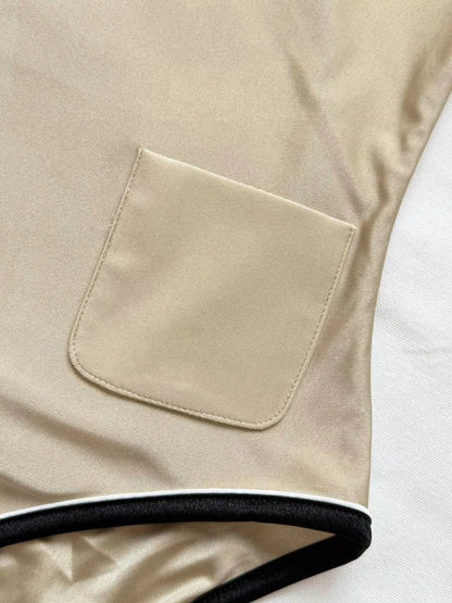 25 Rhinestone Logo Swimsuit