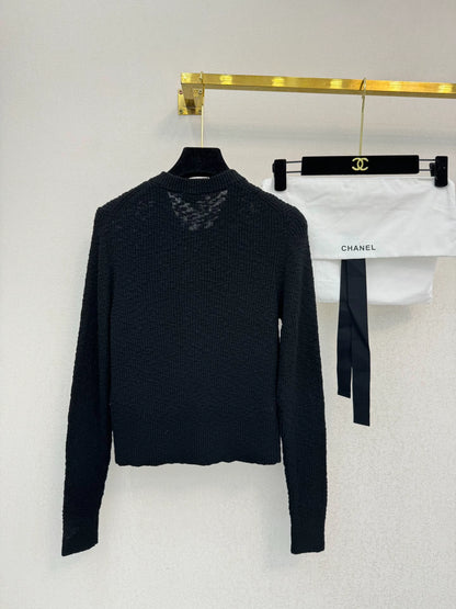 Granular knit cardigan