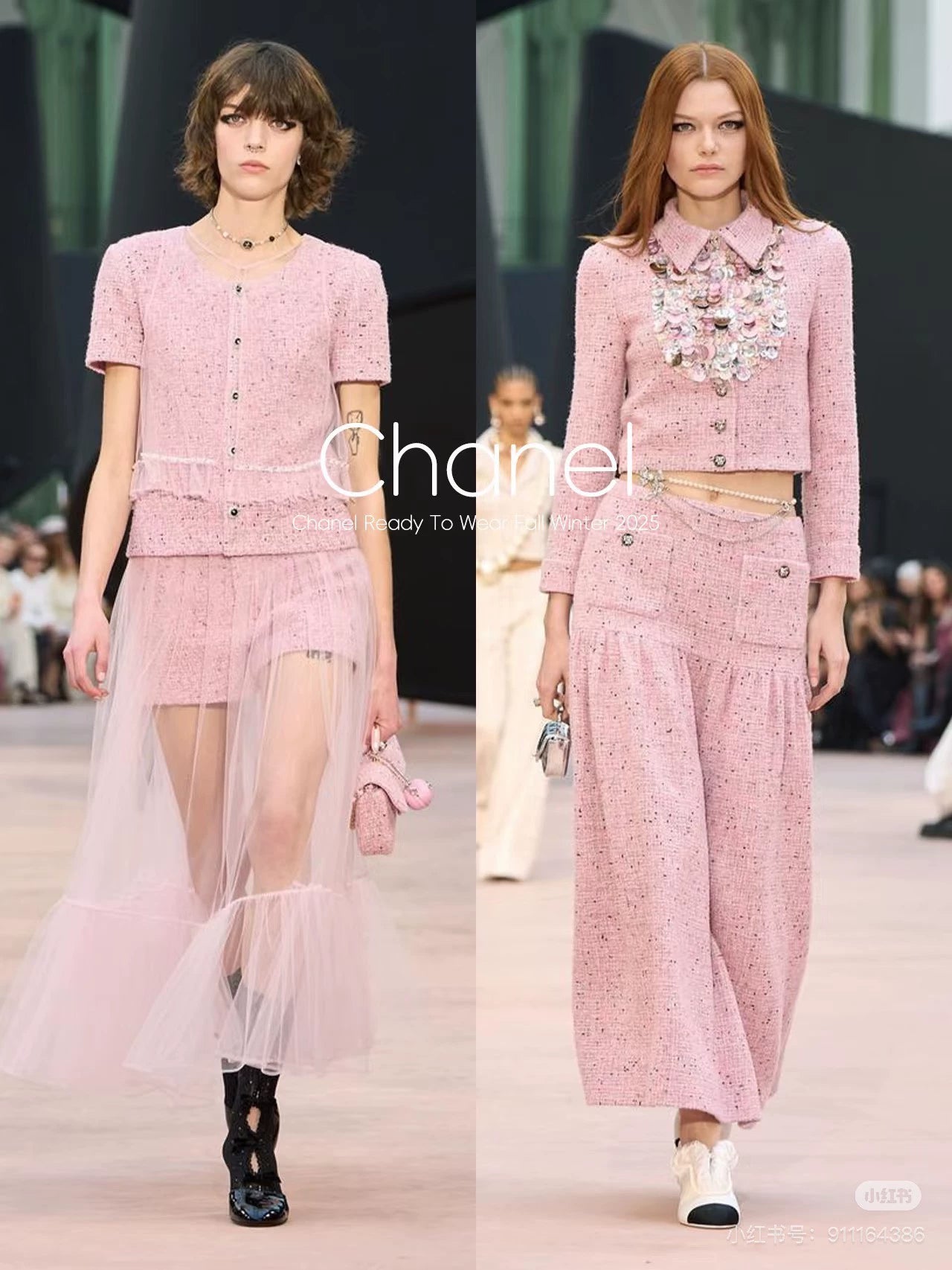 25fw new high waist transparent cake tulle skirt