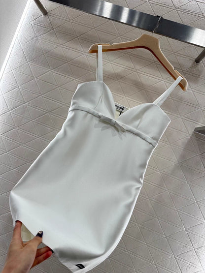 Bow-tie Braided Slip Dress