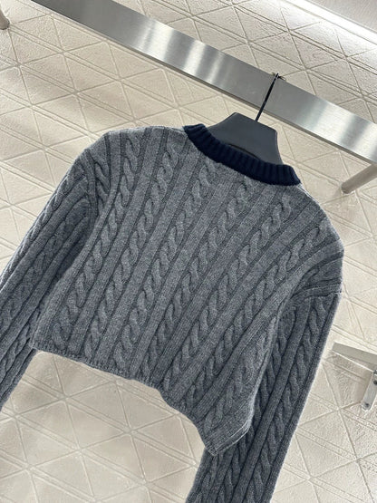 25fw Fried Dough Twists knitting sweater