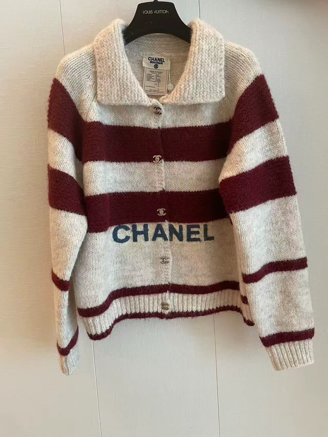 New striped cardigan (vintage series)