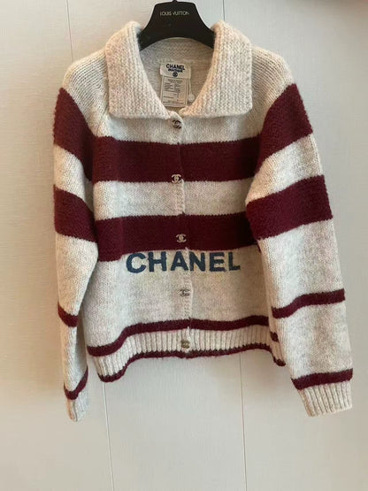 New striped cardigan (vintage series)