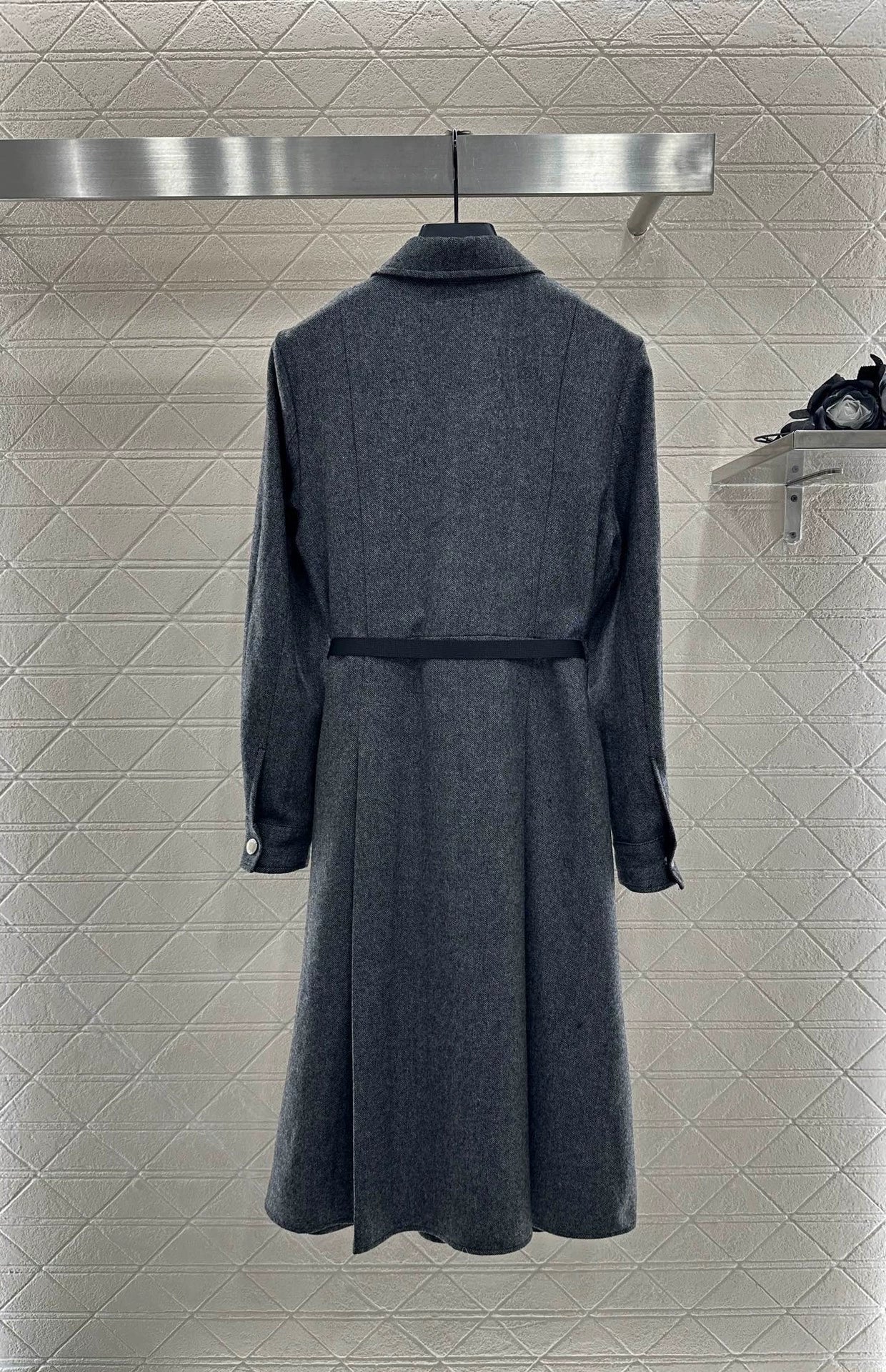 25fw Belt contrasting dress