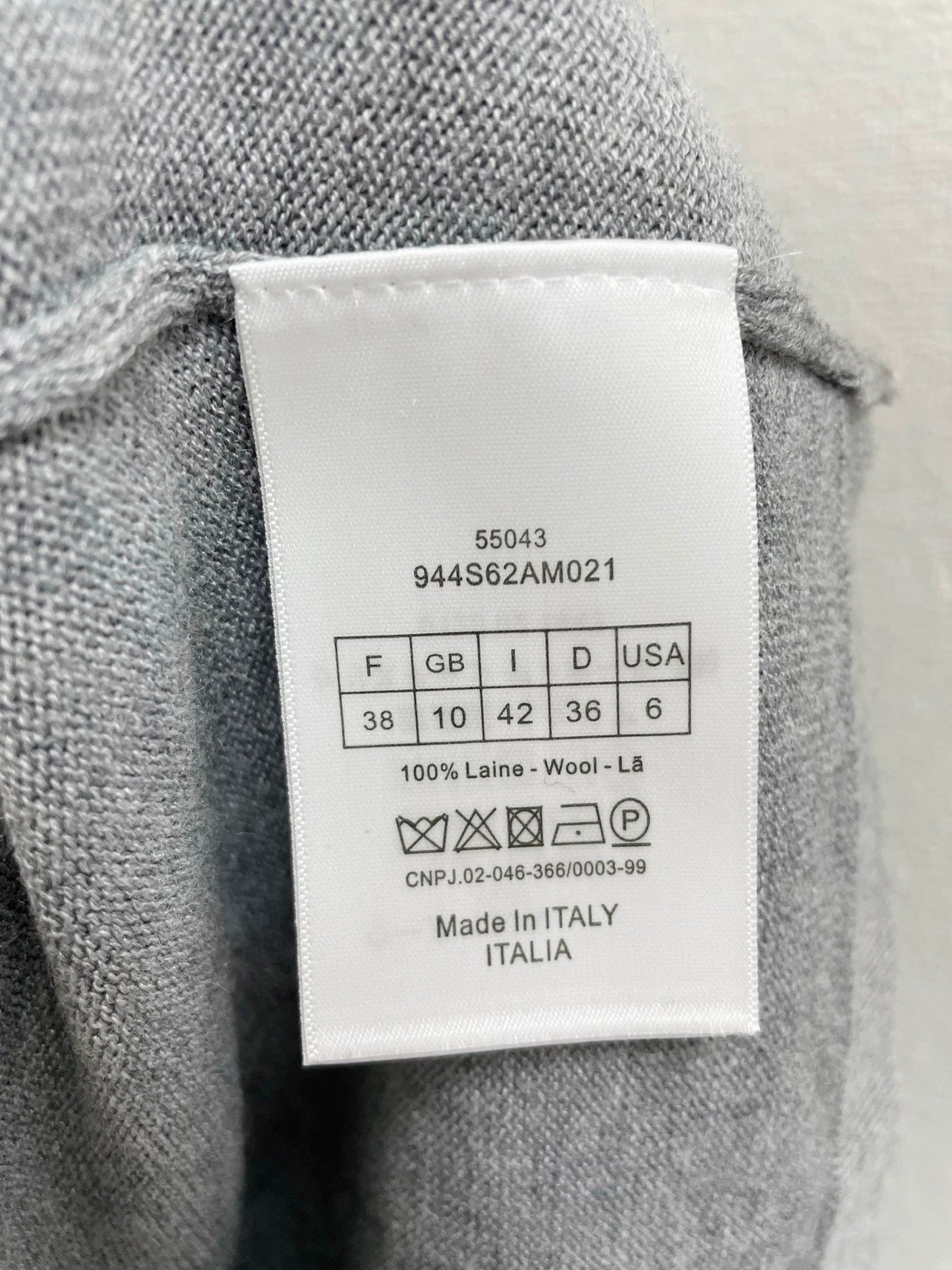 25fw Letter jacquard sweater