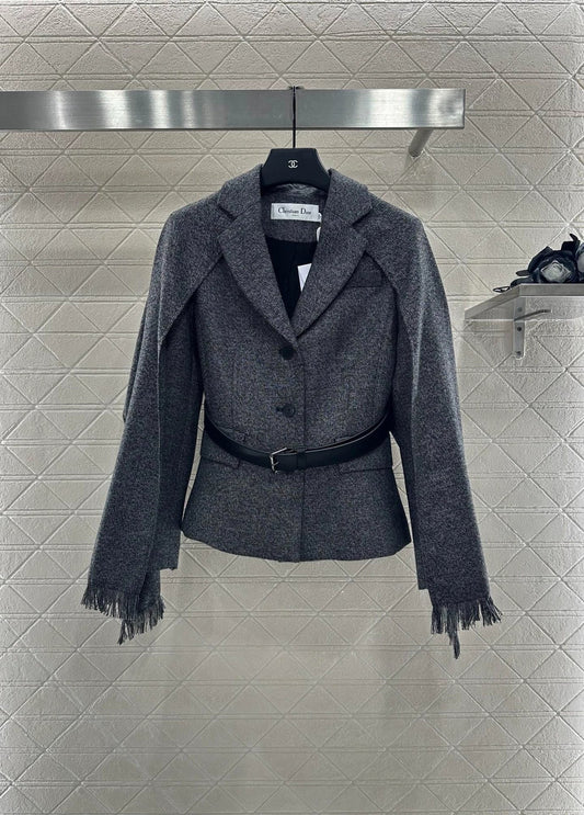 25fw Shawl lapel waistband suit multiple piece set