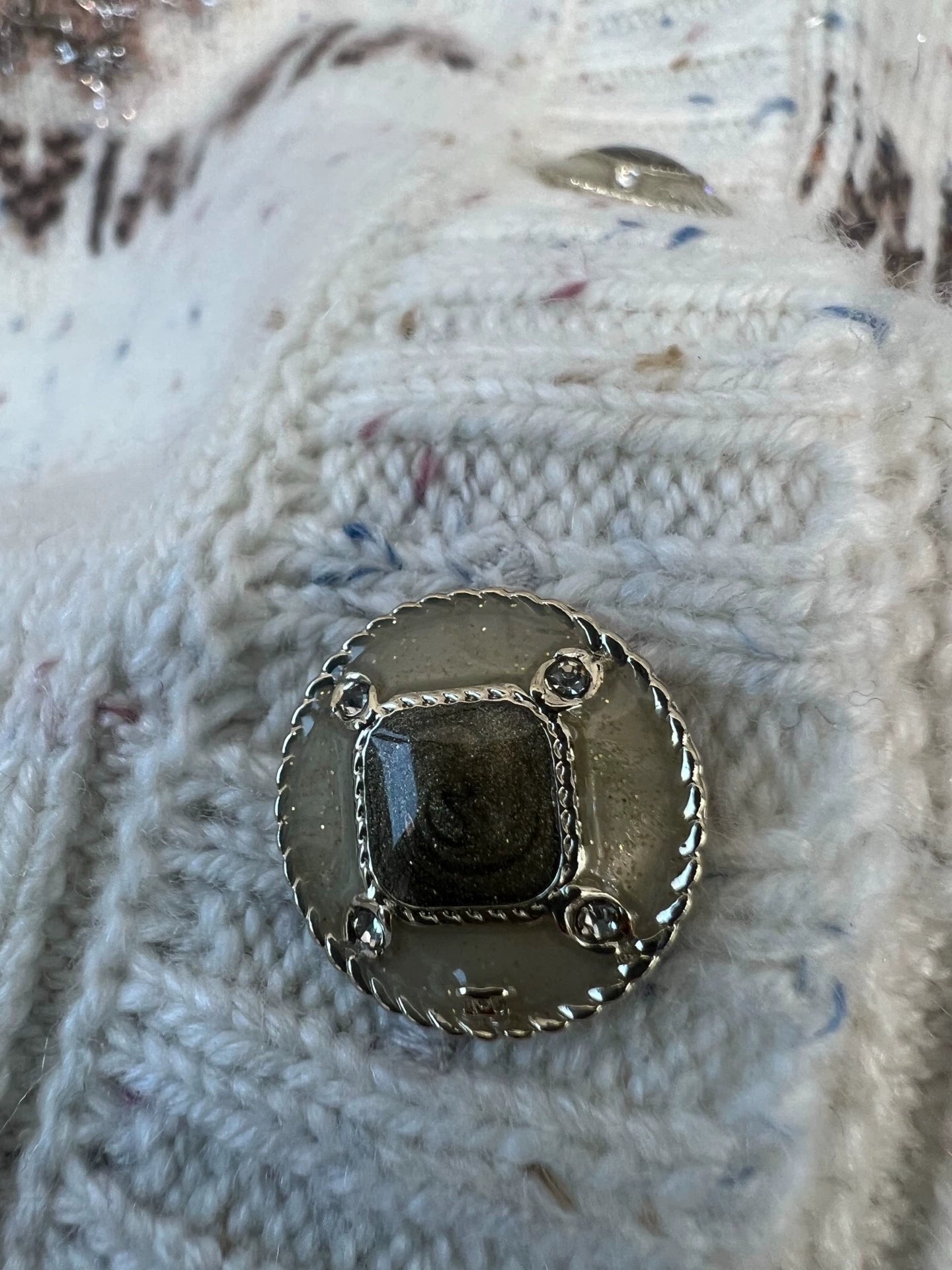 Deer knitted cardigan