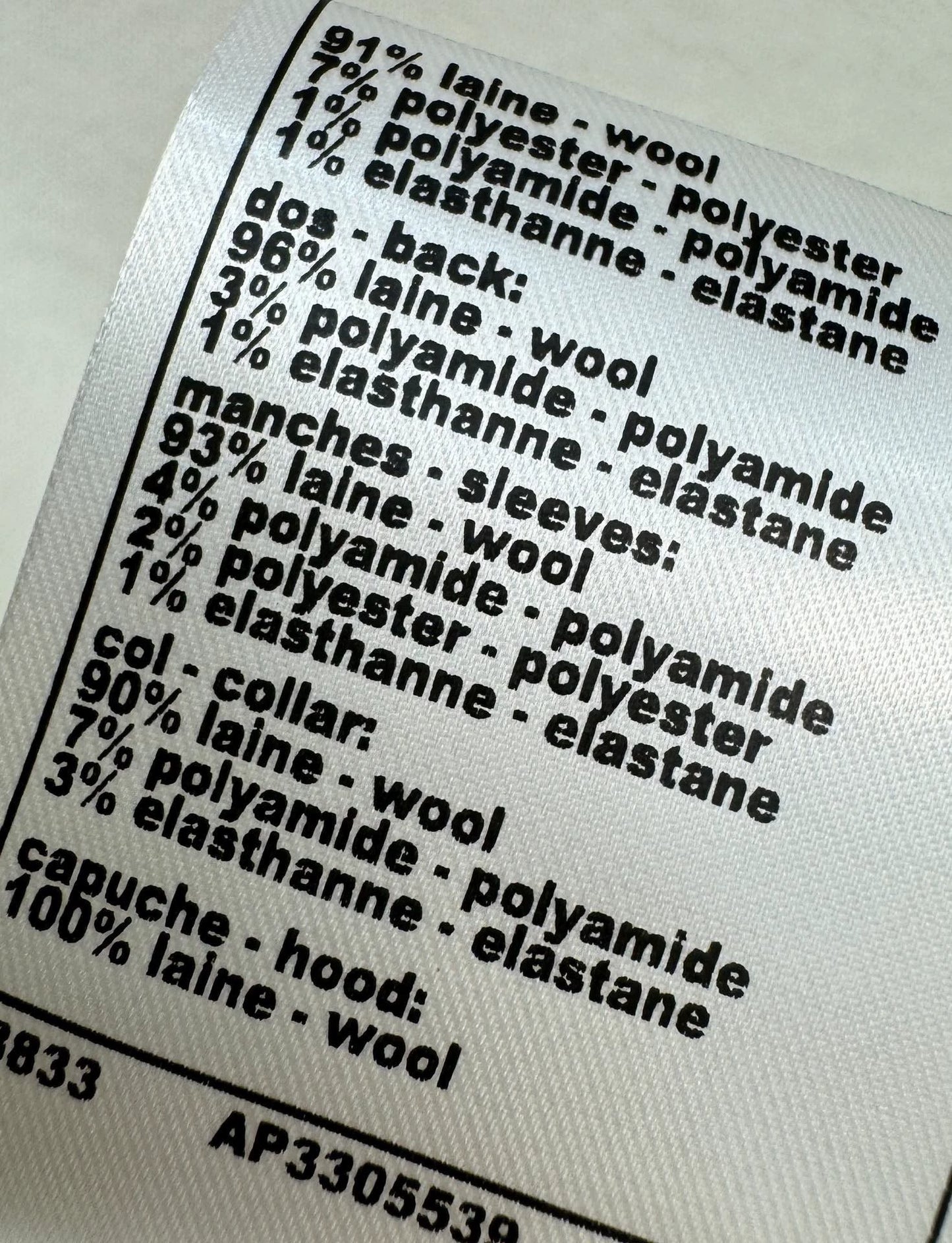 High necked woolen sweater