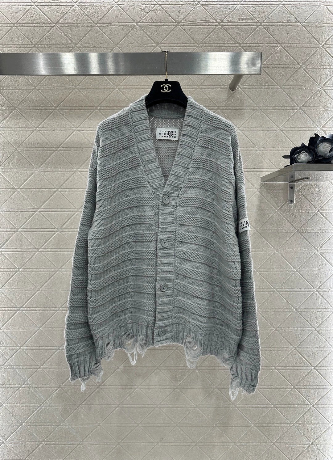 25fw Pit and hole pocket cardigan