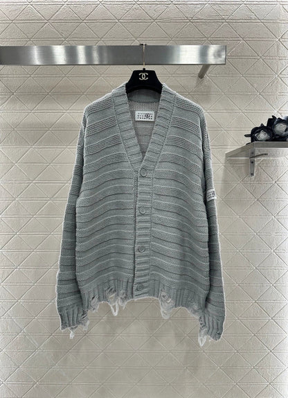 25fw Pit and hole pocket cardigan