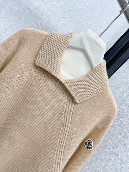 25fw Slim fit pit striped sweater