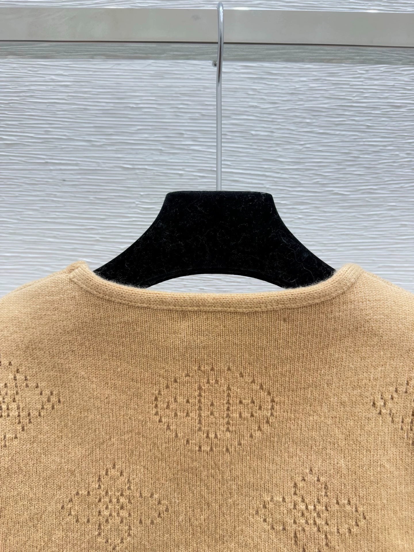 25fw Double breasted knitted cardigan