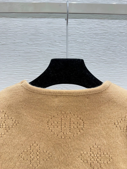 25fw Double breasted knitted cardigan