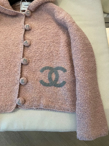 25fw Hooded lamb wool cardigan（Medieval Series）