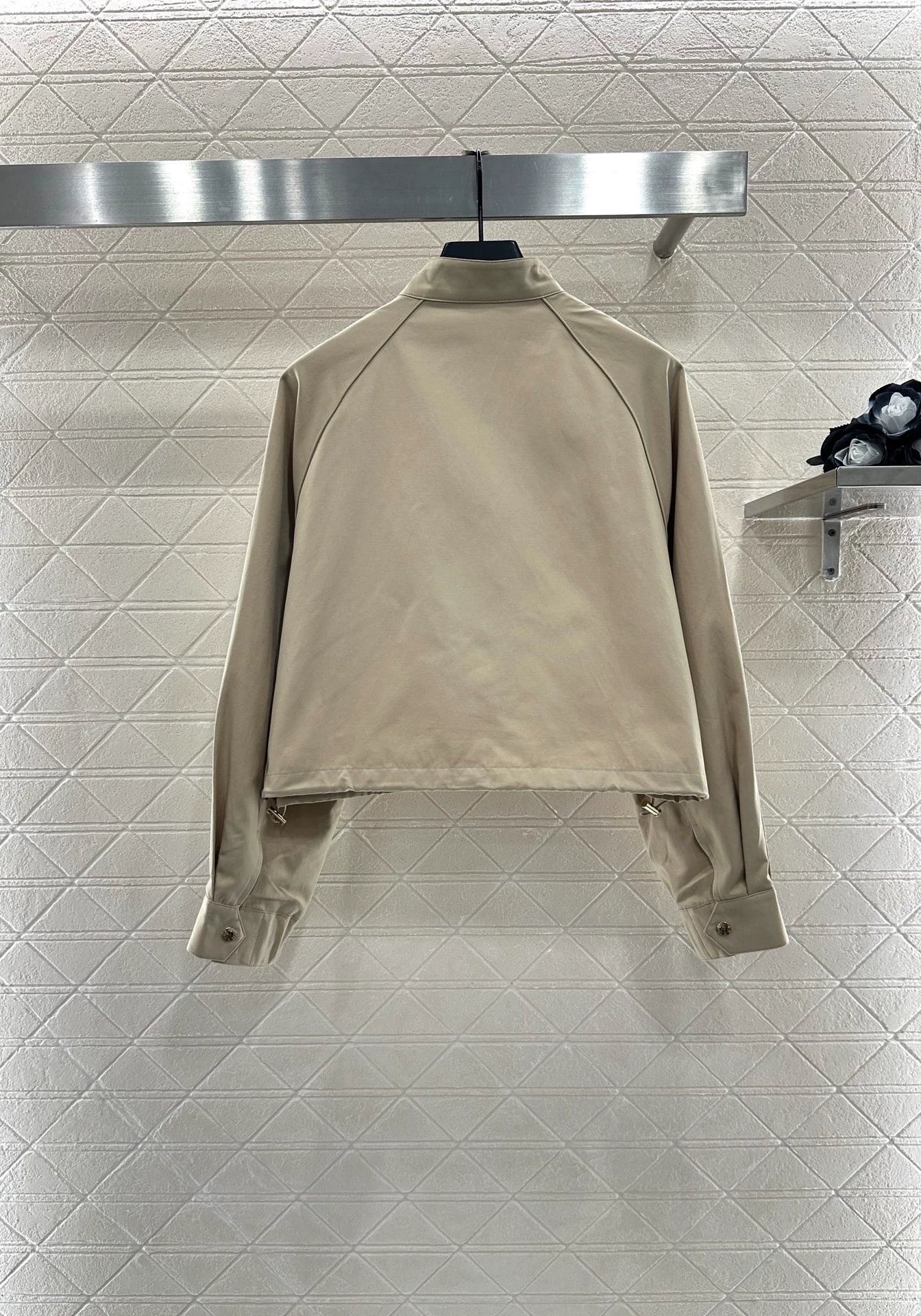 25fw stand collar zip-up jacket