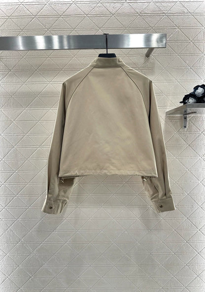 25fw stand collar zip-up jacket