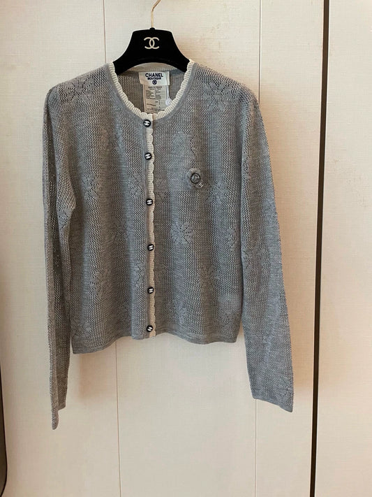 25fw Colorful border cardigan (vintage series)