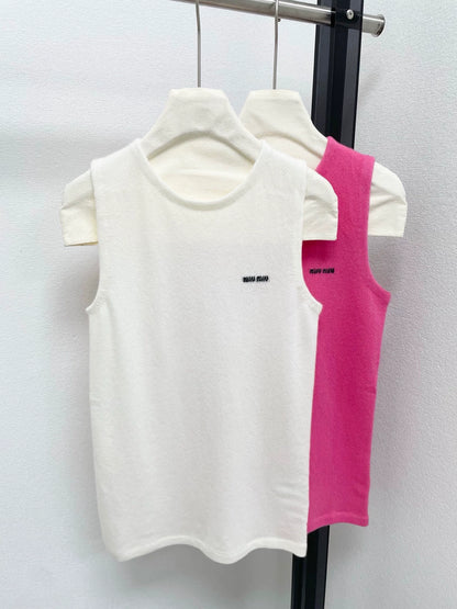 25fw Contrasting jacquard vest