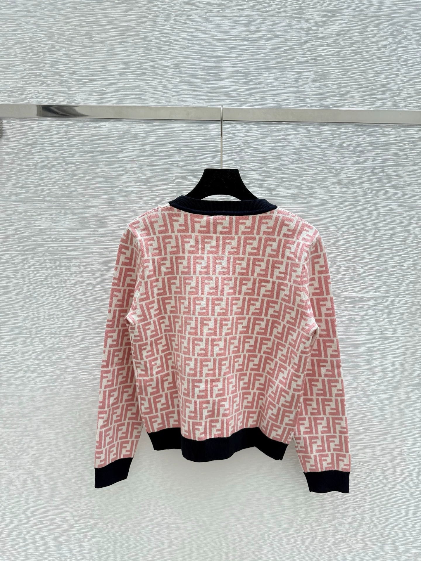 25fw Old flower knitted cardigan